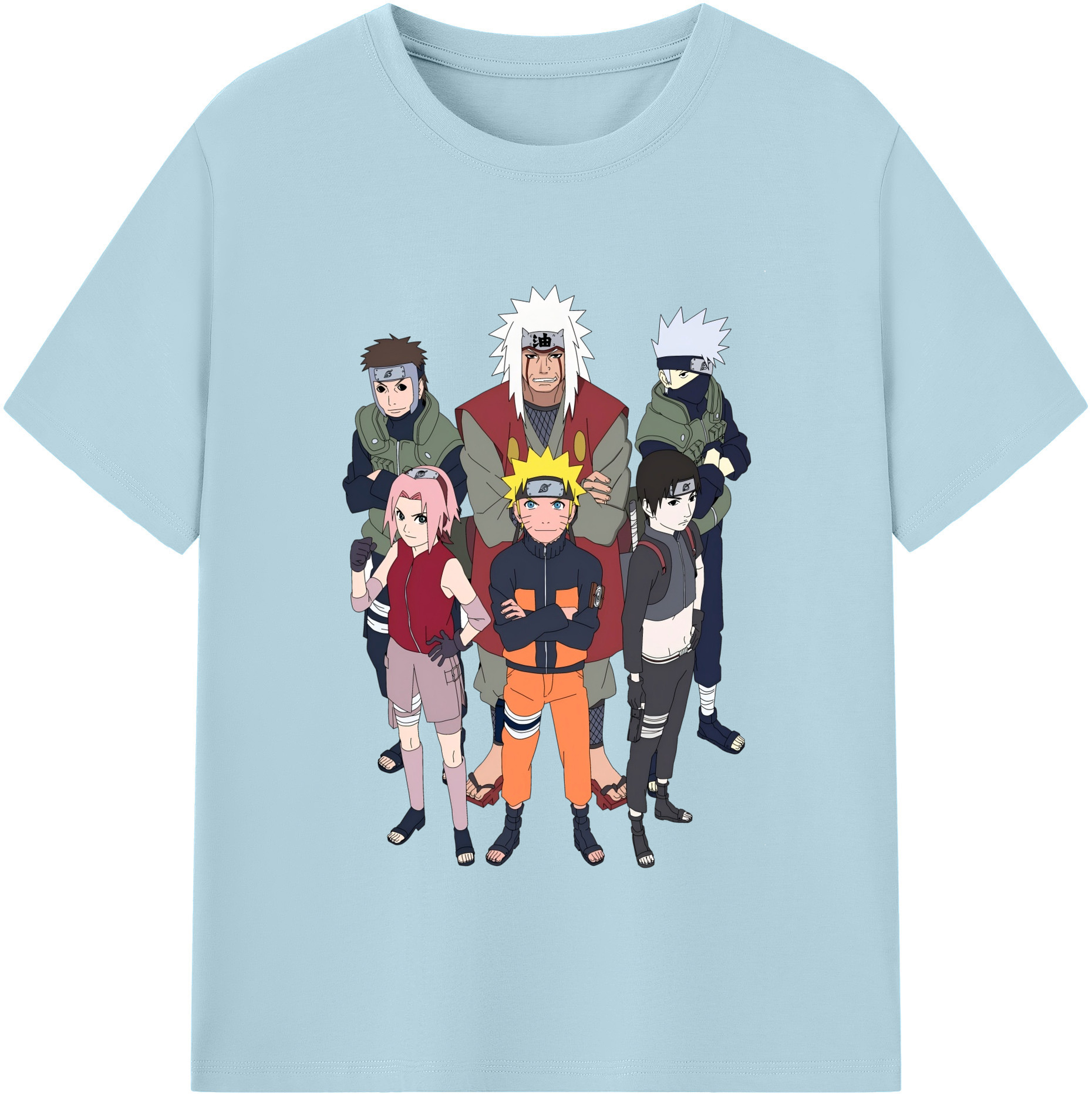 （画像用） NARUTO -ナルト- うずまき ナルト Uzumaki Naruto 綿100％半袖Tシャツ（フロントプリント）